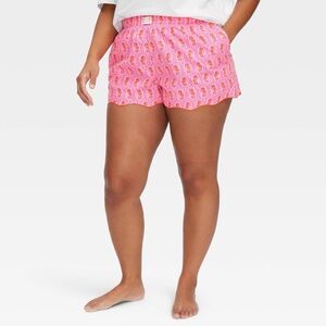 Seahorse Poplin Boxer Shorts Pink - Roller Rabbit x Target NWT